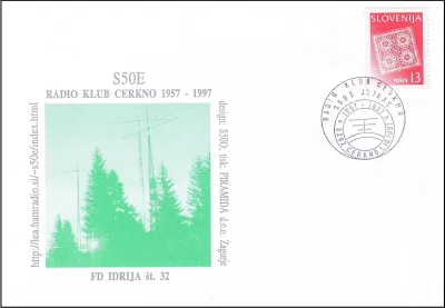 S50E RADIO KLUB CERKNO 1957 - 1997